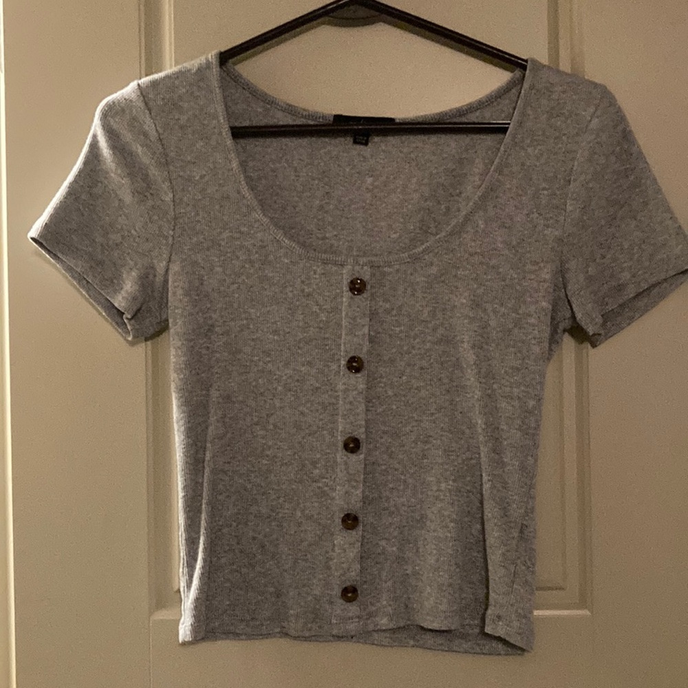 AMBIANCE high waist grey top
